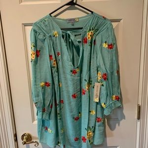 Figuroa & Flower Top NWT